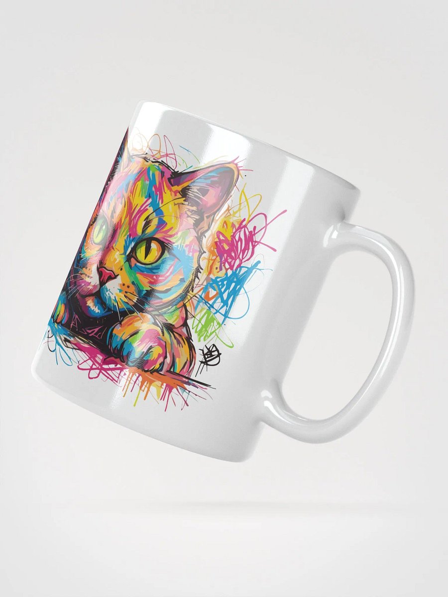 Graffiti Scribbles Cat 3 , Mug product image (3)