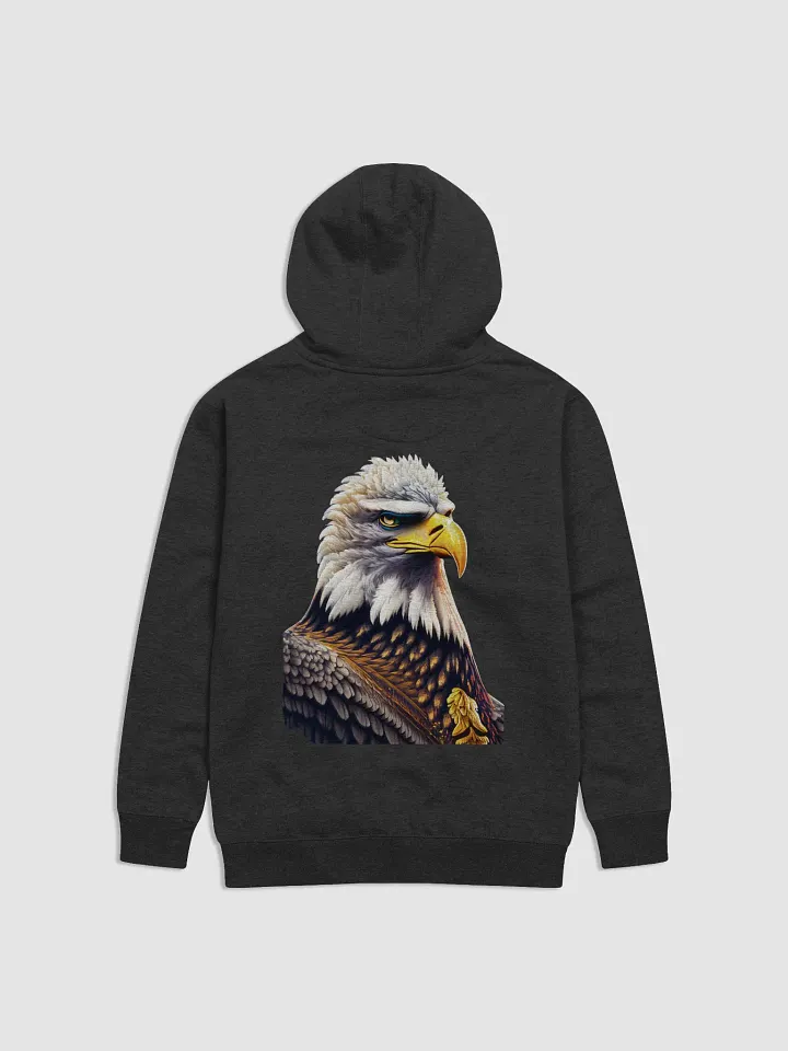 Wild and Free: Bald Eagle Cotton Heritage Unisex Premium Hoodie product image (1)