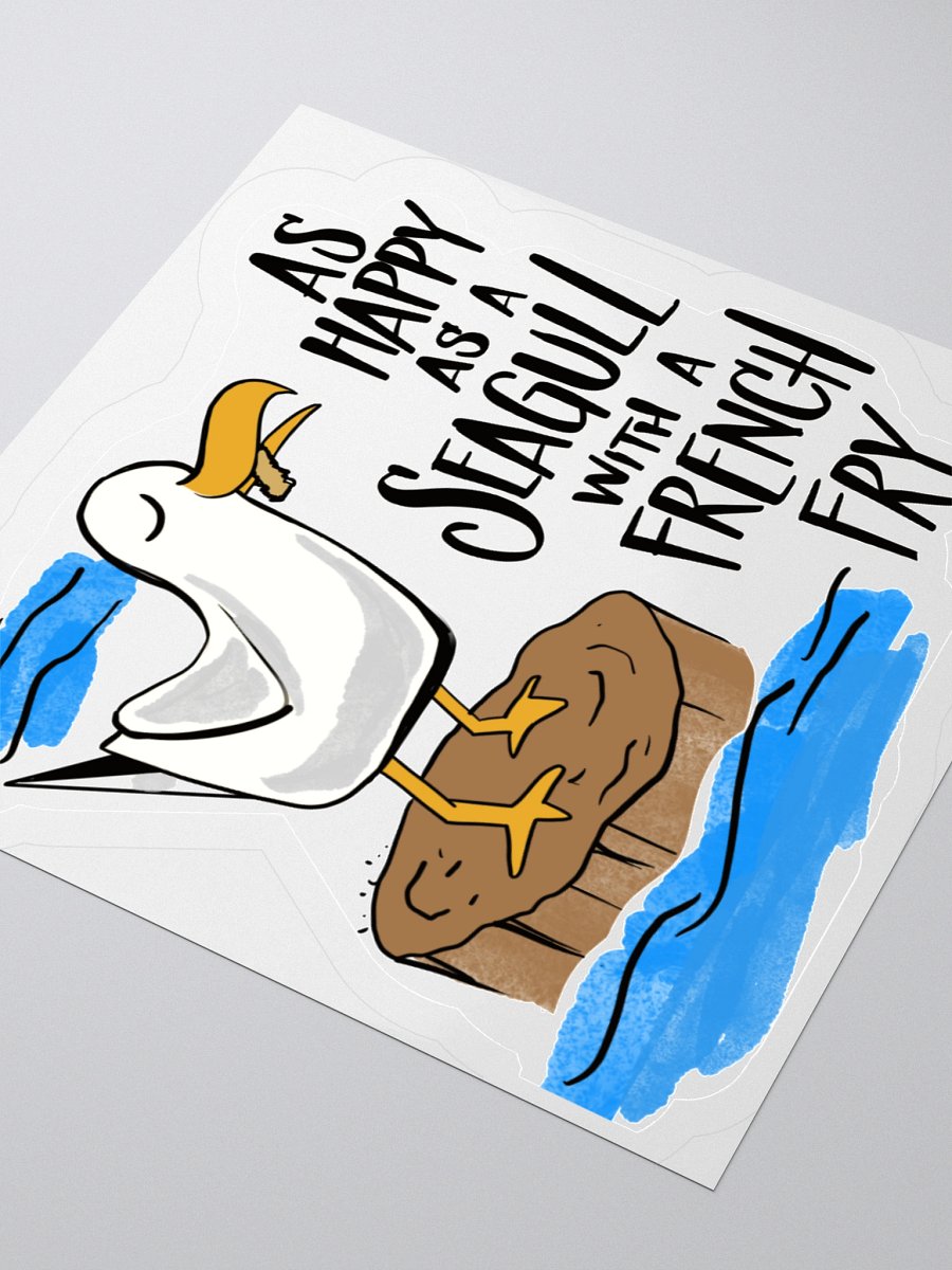 Happy as a Seagull Sticker product image (3)