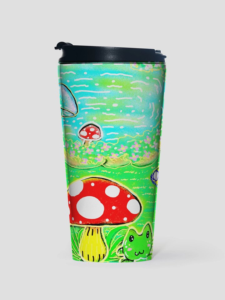 Whimsical Mushroom Kingdom Stainless Steel Travel Mug product image (1)
