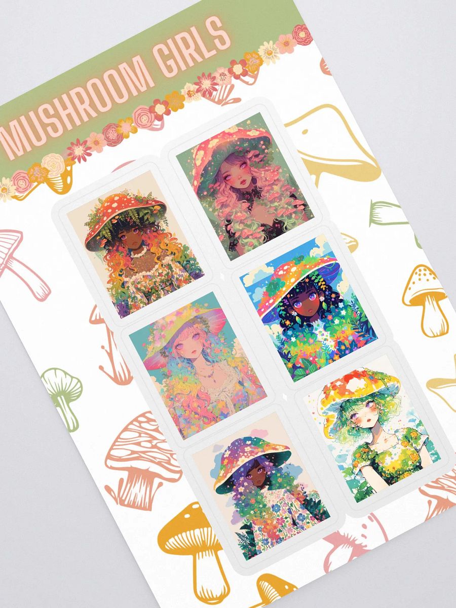 Mushroom Girls Sticker Sheet product image (3)