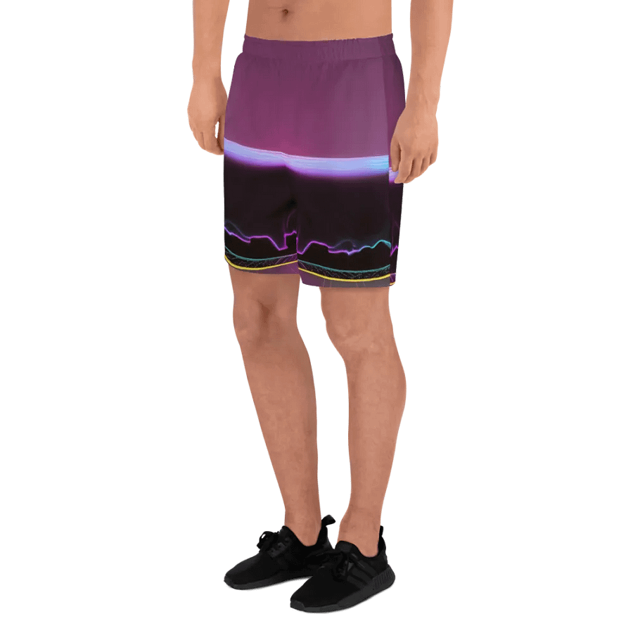 Blackknight513 All-Over Print Athletic Long Shorts product image (7)