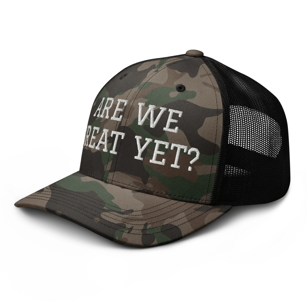 Are We Great Yet? Embroidered Hat product image (4)
