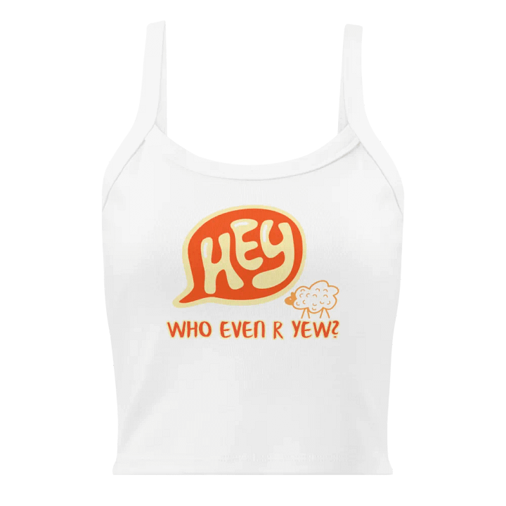 Hey Who Ribbed Tank product image (1)