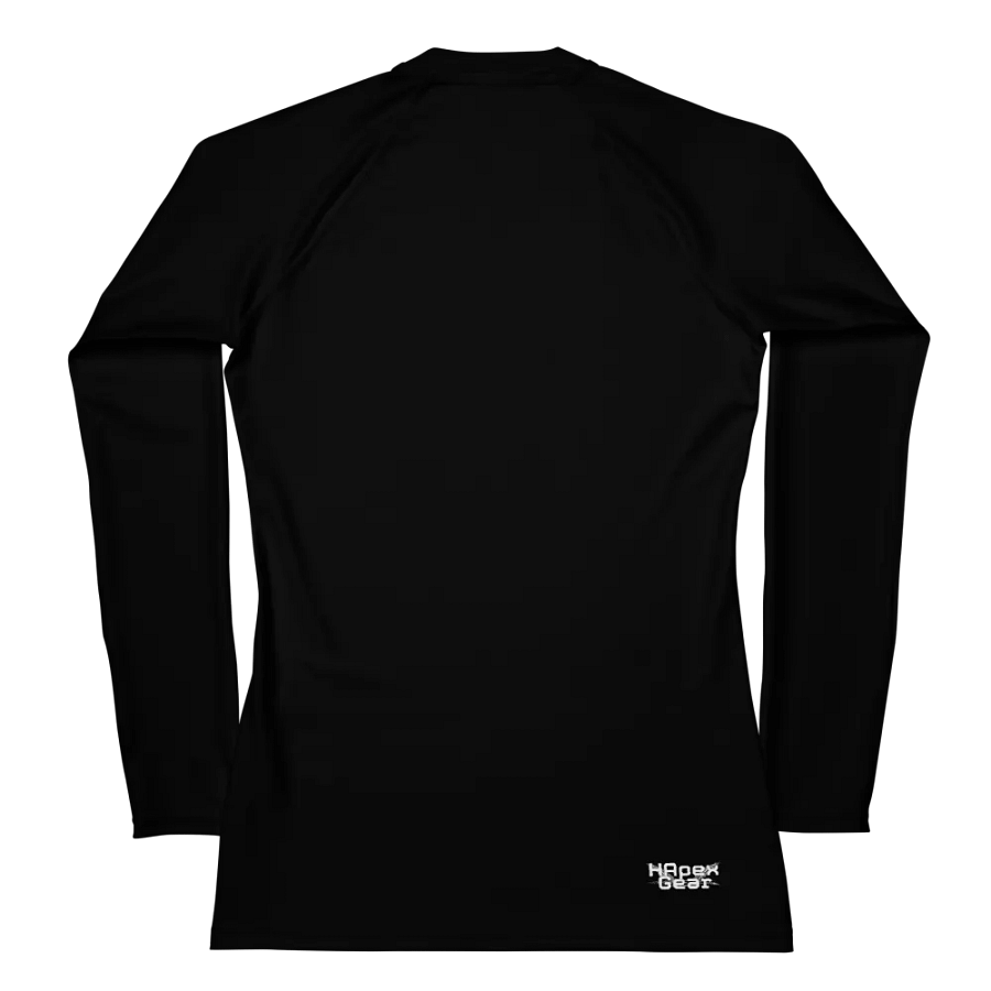 Women's Rash Guard - Black - Cancer Awareness Orange Ribbon product image (10)
