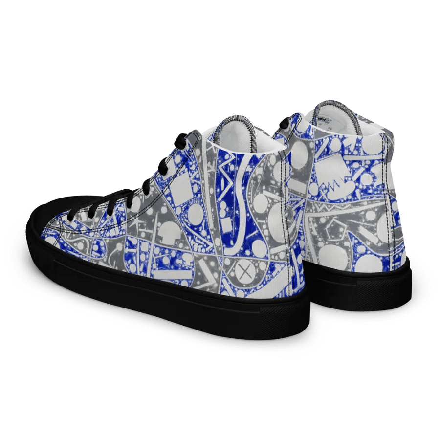 Cartoon Crankshaft Men's High Top Canvas Shoes product image (5)