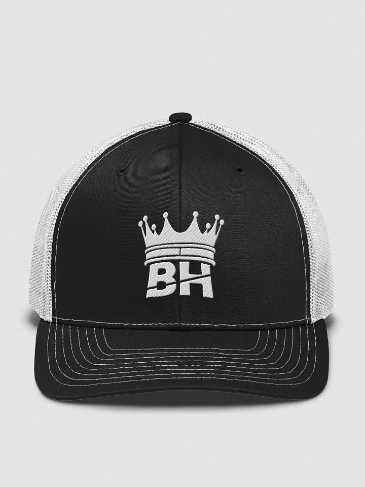BH White Logo Trucker product image (1)