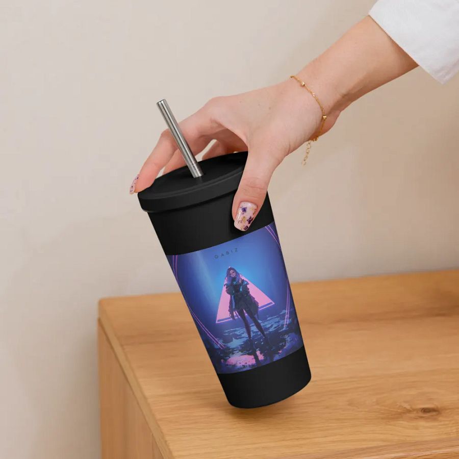 Cyberpunk V.1 Tumbler with a Straw product image (10)