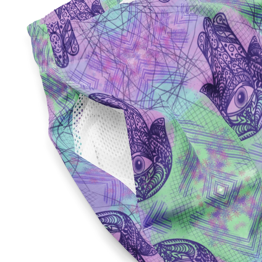 Mens Multicoloured Hamsa Hand Swim Shorts product image (3)