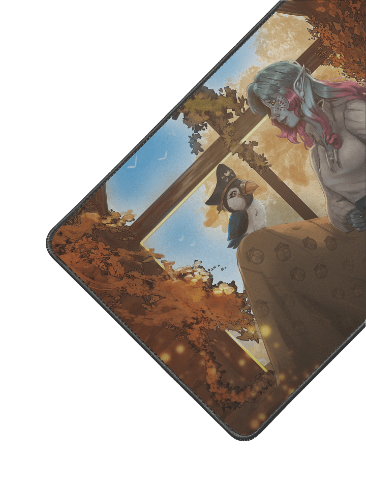 A Friend in Fall Deskmat (12" x 18") product image (2)