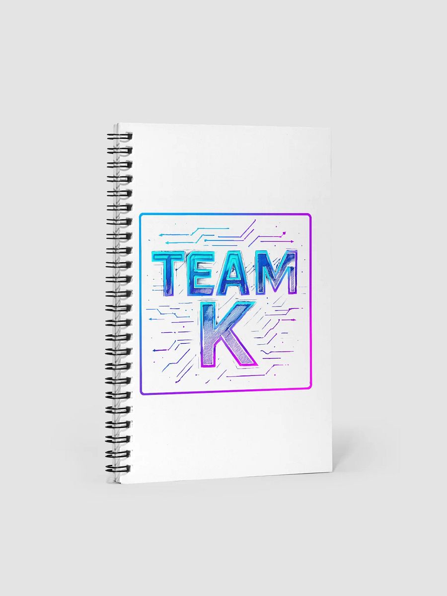 Team K V-11 Spiral Notebook product image (1)