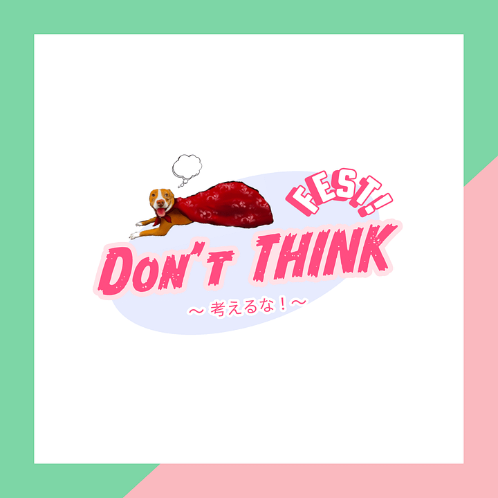 Limited Edition “Don’t Think Fest!” T-shirt collection in white By MAART STUDIO product image (2)