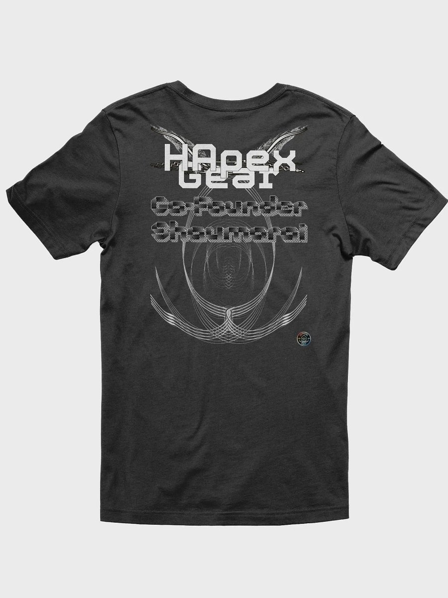 Supersoft T-Shirt - Co Founder Shaumarai - White HApex Gear White Logo product image (2)