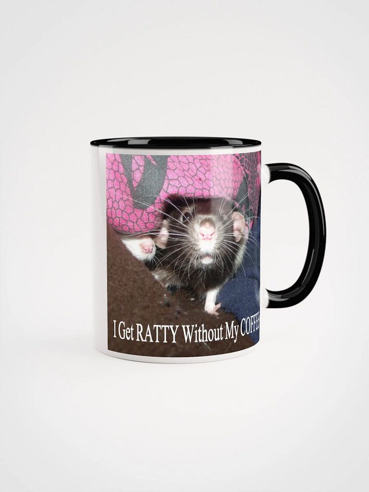 I get ratty without my coffee! mug product image (2)