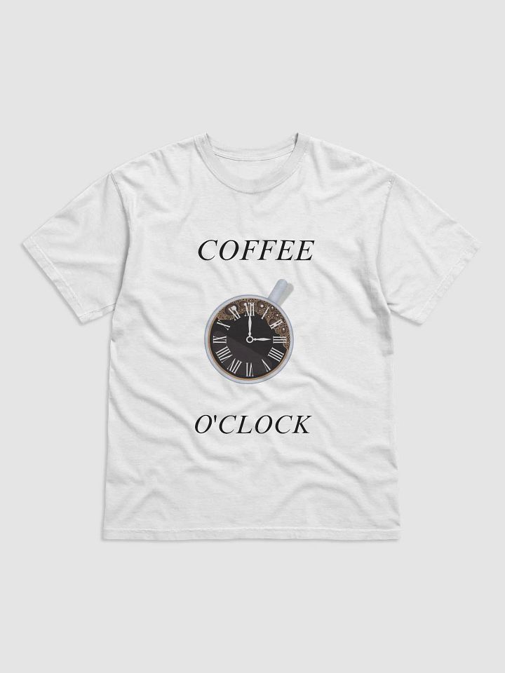 COFFEE O'CLOCK T-SHIRT (BLACK) product image (97)
