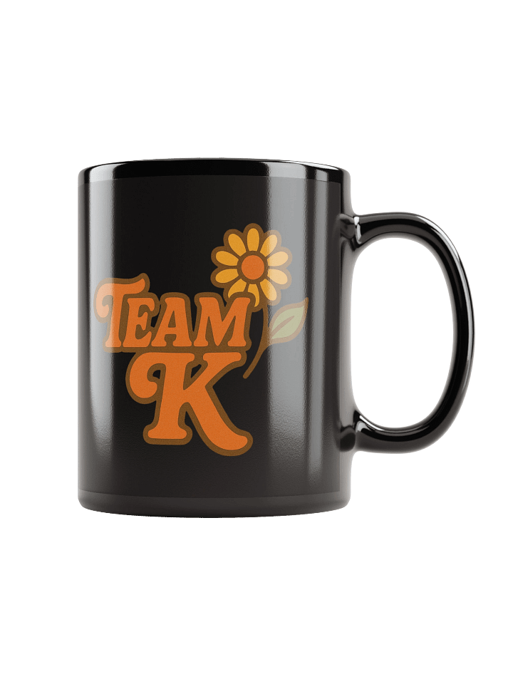 Team K 1970's Black Mug product image (1)
