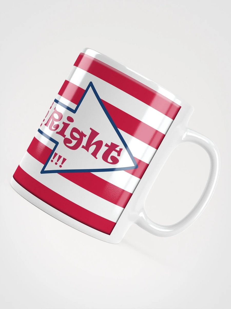 Patriotic 'The Left is not Right' White Mug product image (3)
