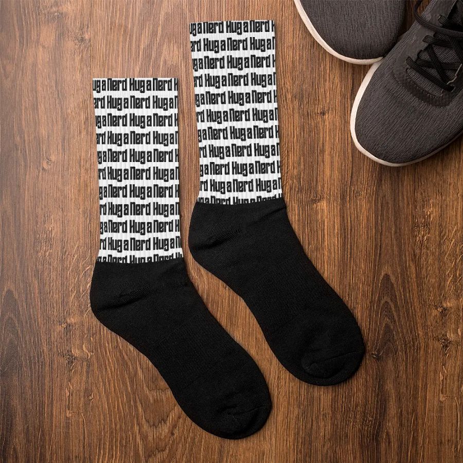 Hug a Nerd Socks product image (6)