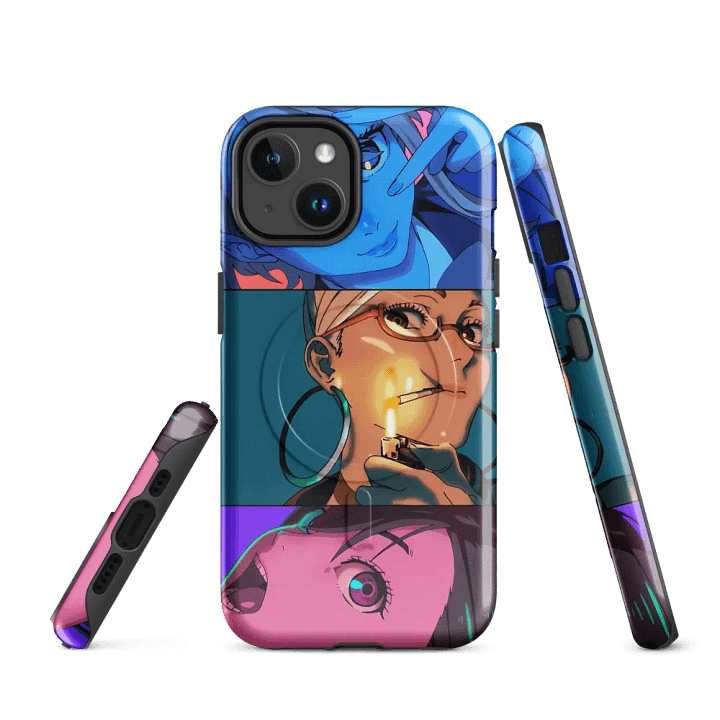 XBOYI x DanDaDan – “Neon Squad” MagSafe® iPhone Case product image (1)