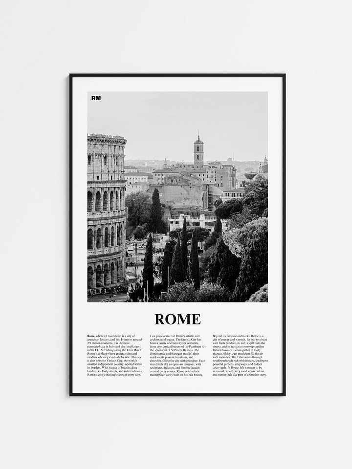 Rome 02 Newspaper Poster product image (1)