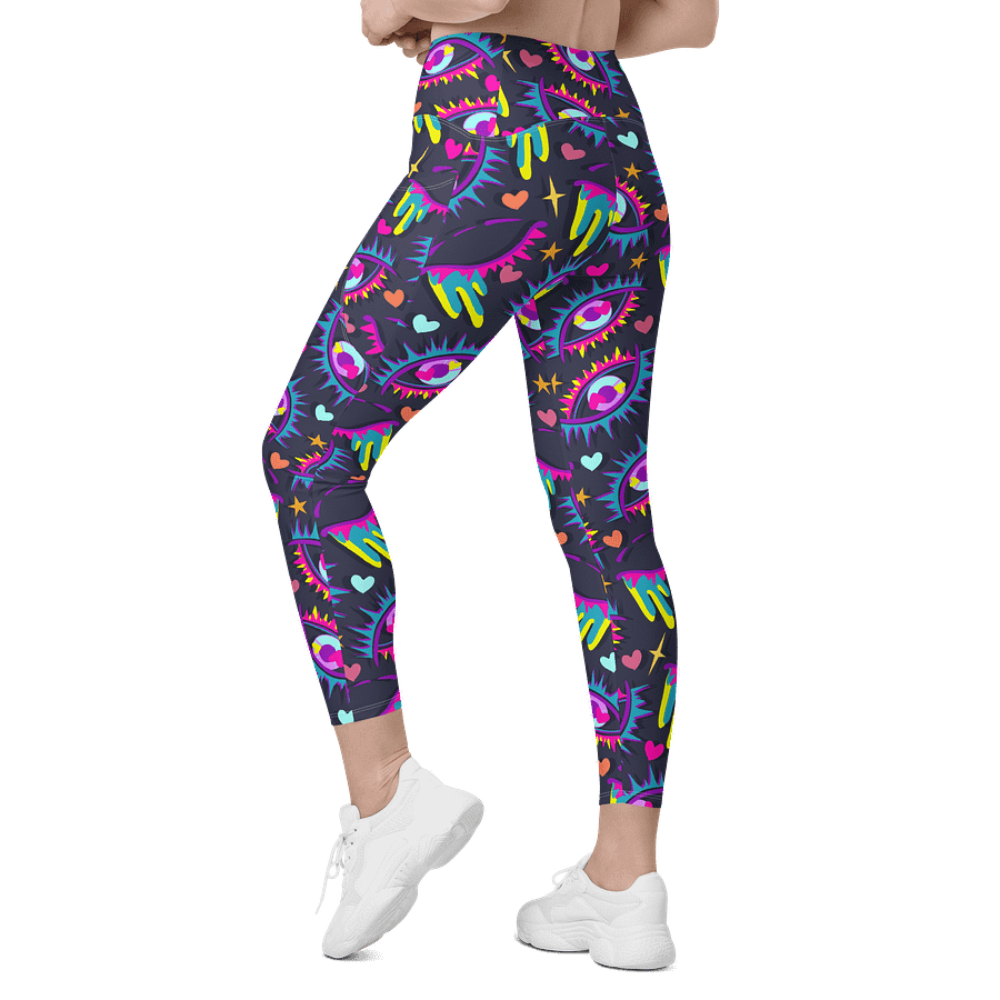 *ALL* Sizes Teal Eye Leggings W/ POCKETS 2.0 product image (6)