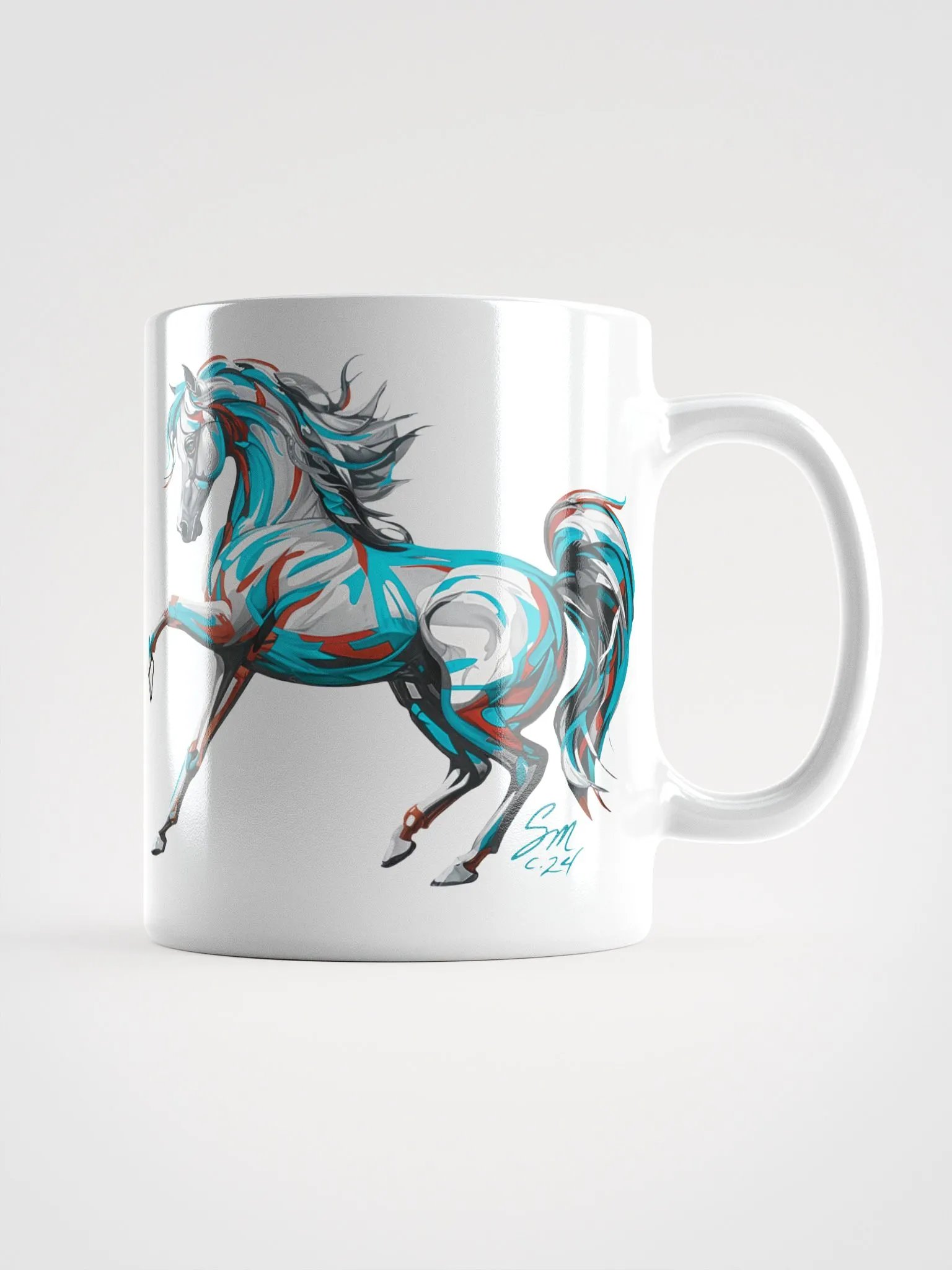 Dancing Arabian White Mug product image (1)