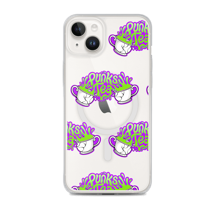 PunksTea iPhone® MagSafe® Clear Case product image (1)