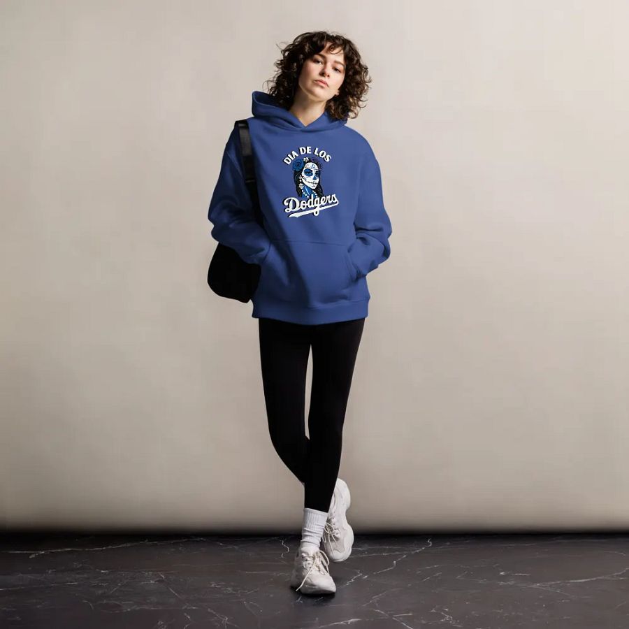 Dia de los Dodgers Hoodie with Pocket product image (5)