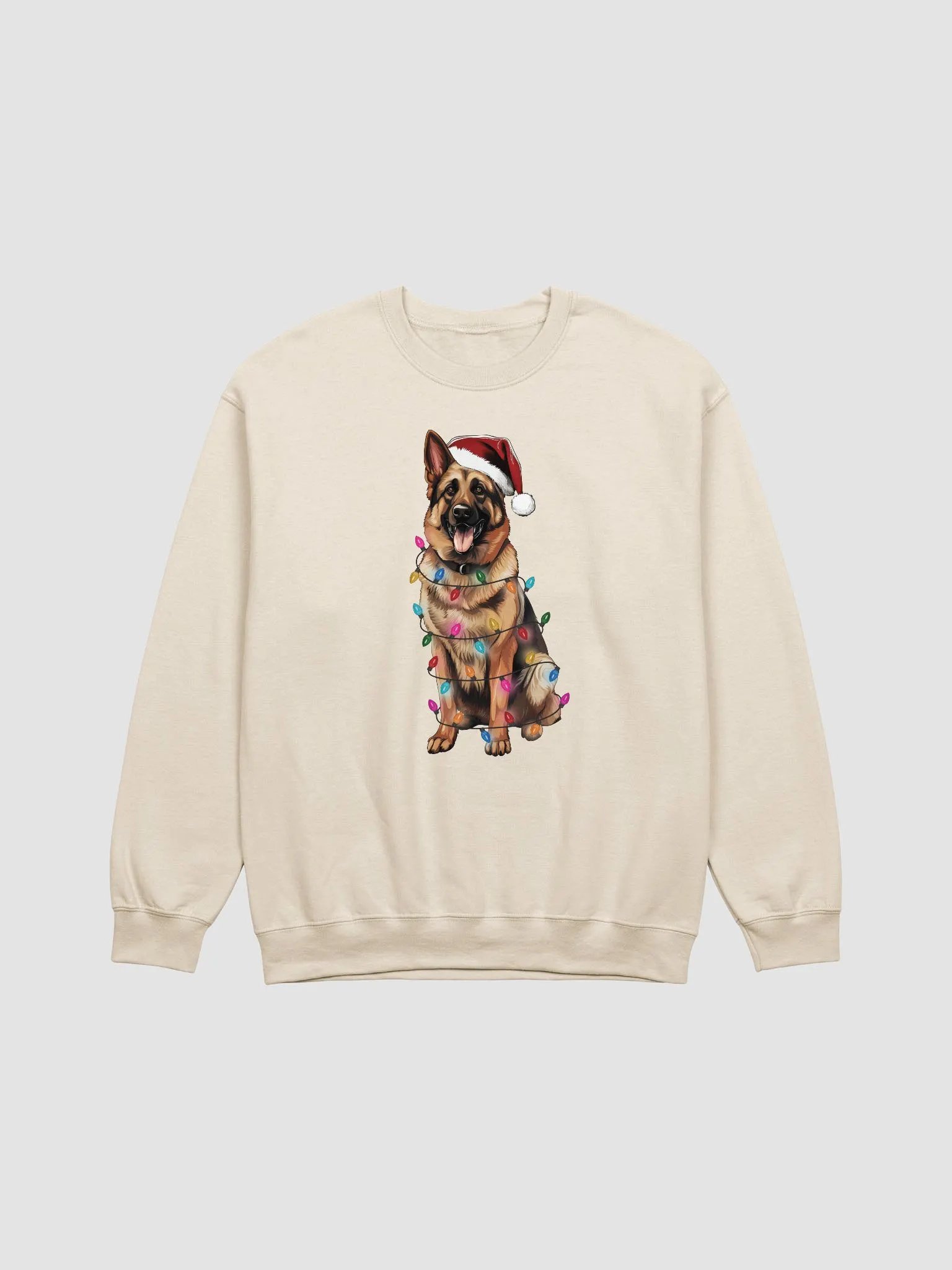 Funny German Shepherd Christmas Sweatshirt for GSD Paw-rents product image (18)