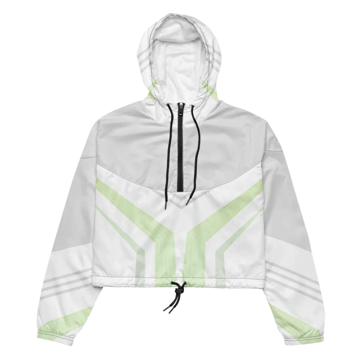 Symmetry Chic: Women's Cropped Windbreaker product image (3)