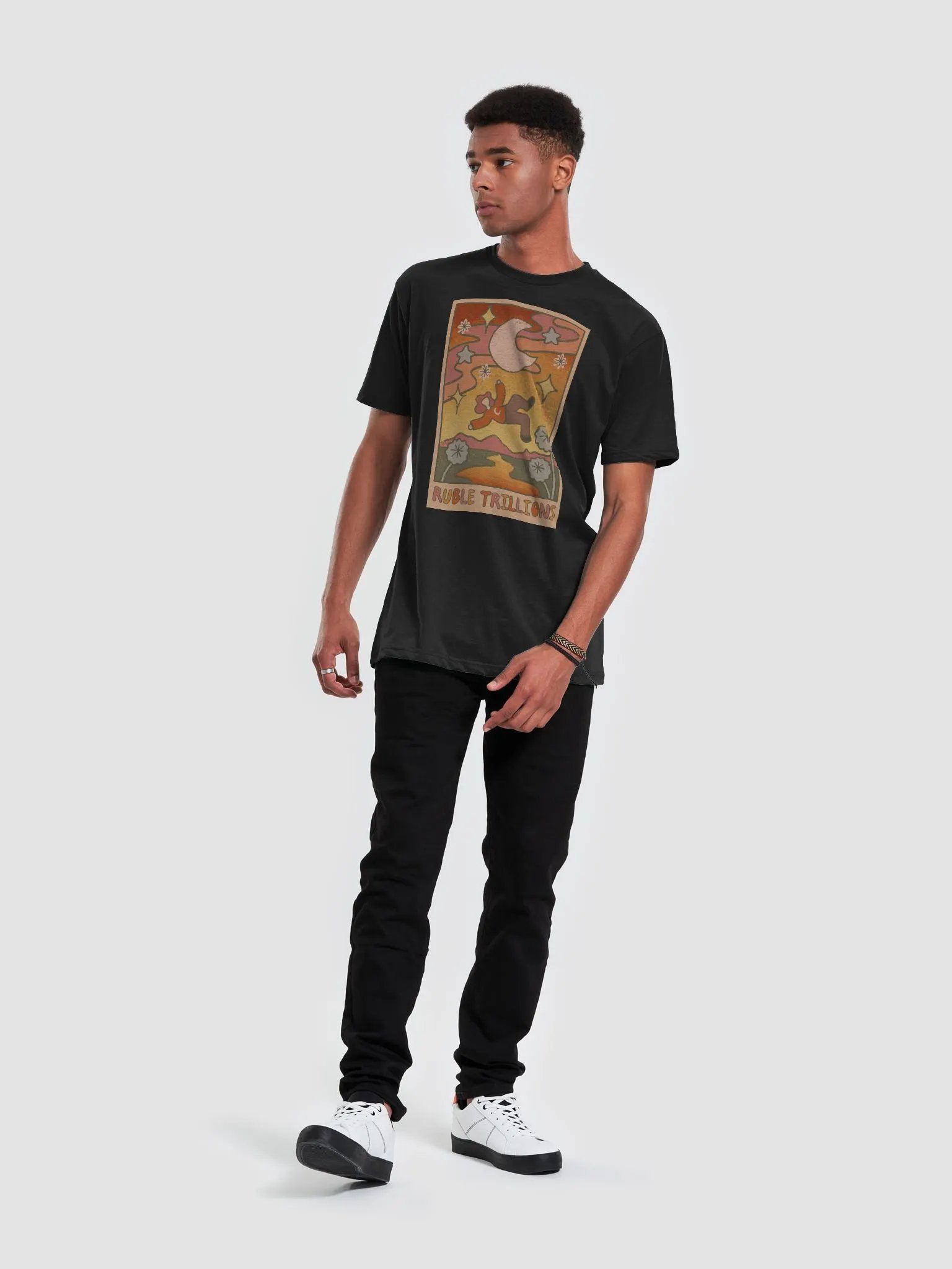 The Moon - Next Level Brand Supersoft T-Shirt product image (5)