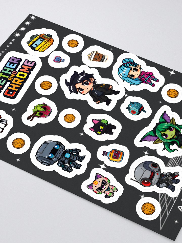 Aether & Chrome - Pixel Sticker Sheet product image (2)