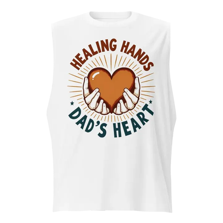 Healing Hands Dad's Heart Muscle Tank product image (1)