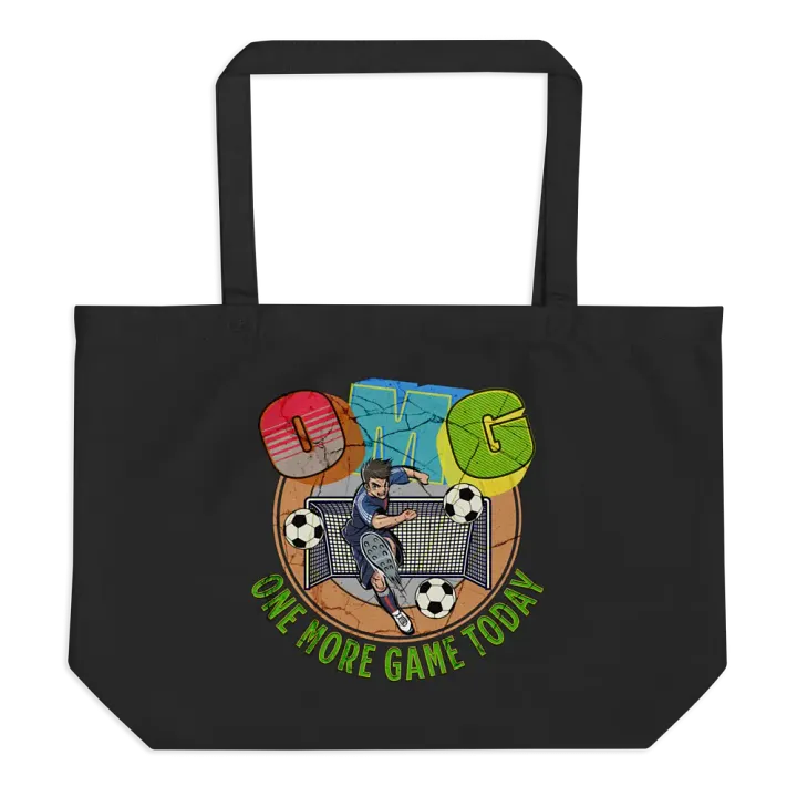 OMG One More Game Today Soccer Madness Tote Bag product image (1)