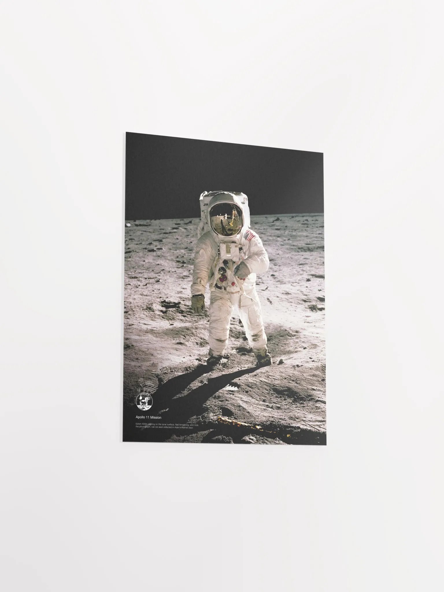 NASA Apollo 11: Edwin Aldrin walking on the lunar surface, 1969 — space poster, space art, photo poster, NASA print, space wall decor product image (9)