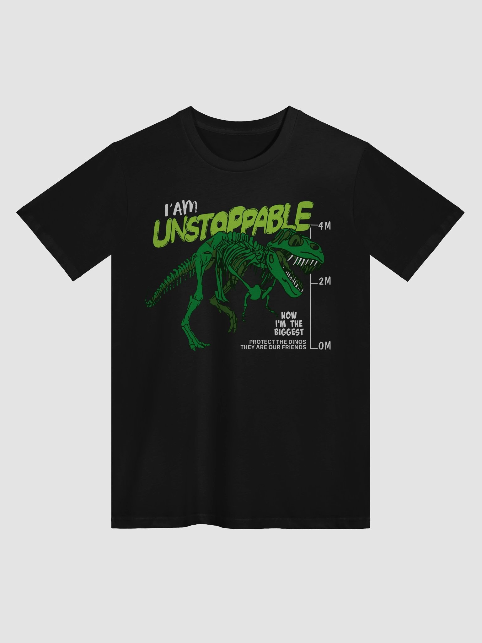 Unstoppable T-Rex Protect The Dinos Humor T-Shirt product image (2)
