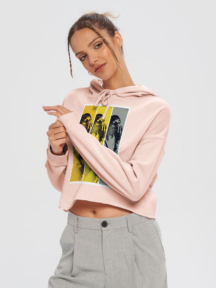 Layers of Personality Fleece Crop Hoodie product image (2)