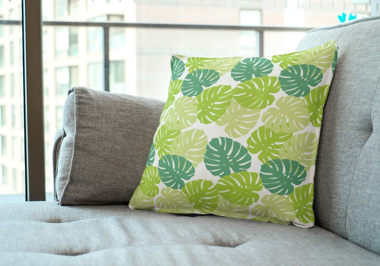 Leaves and feathers patterned pillows product image (16)