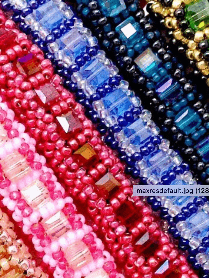 Beading Pattern – Crystal Cube Tennis Bracelet product image (1)