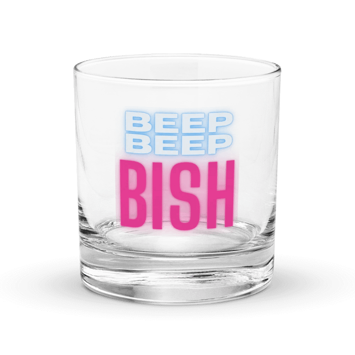 Beep Beep Bish Drinking Glass product image (1)