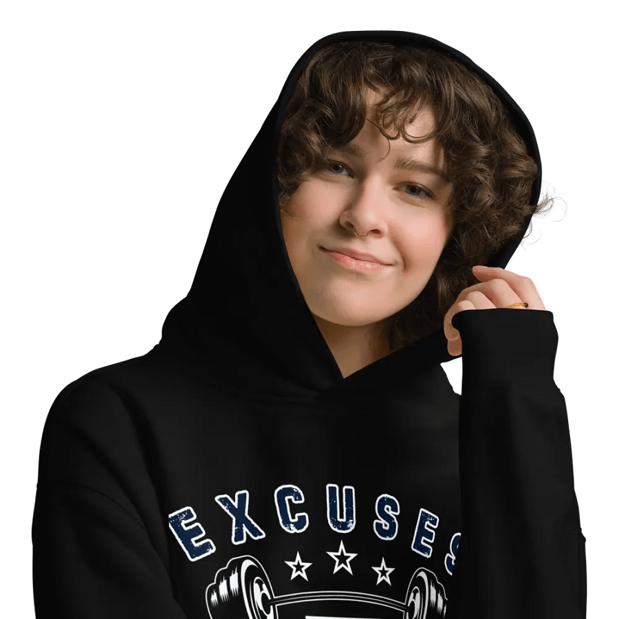 Excuses don't burn calories unisex hoodie product image (9)