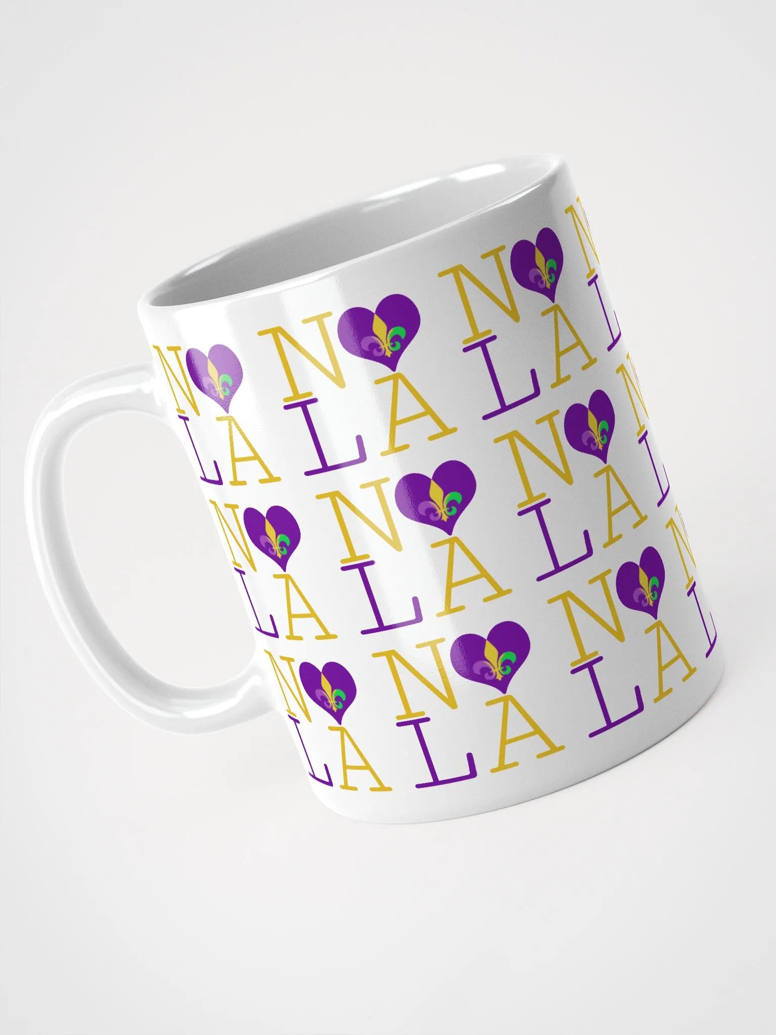 I LOVE NOLA **LEGACY MUG** (MARDI GRAS 3 FULL INFINITY) product image (8)