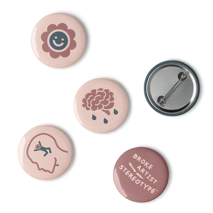 SUNFLOWER BOY - BUTTON PINS product image (4)