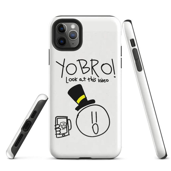 “YO BRO LOOK AT THIS VIDEO” IPhone case product image (1)