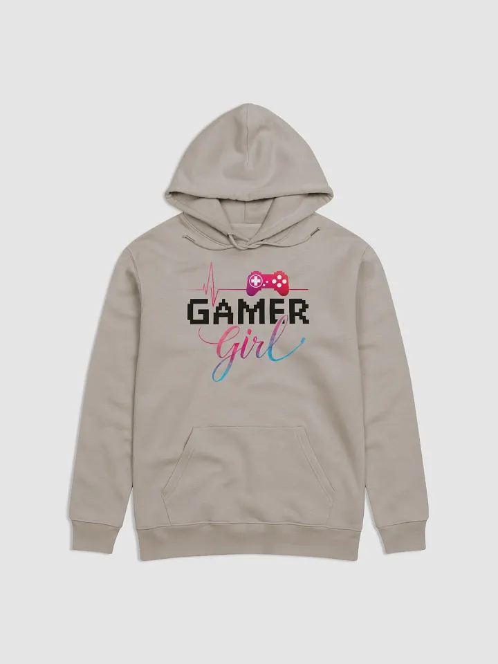 Gamer Girl Heartbeat Eco Hoodie product image (2)