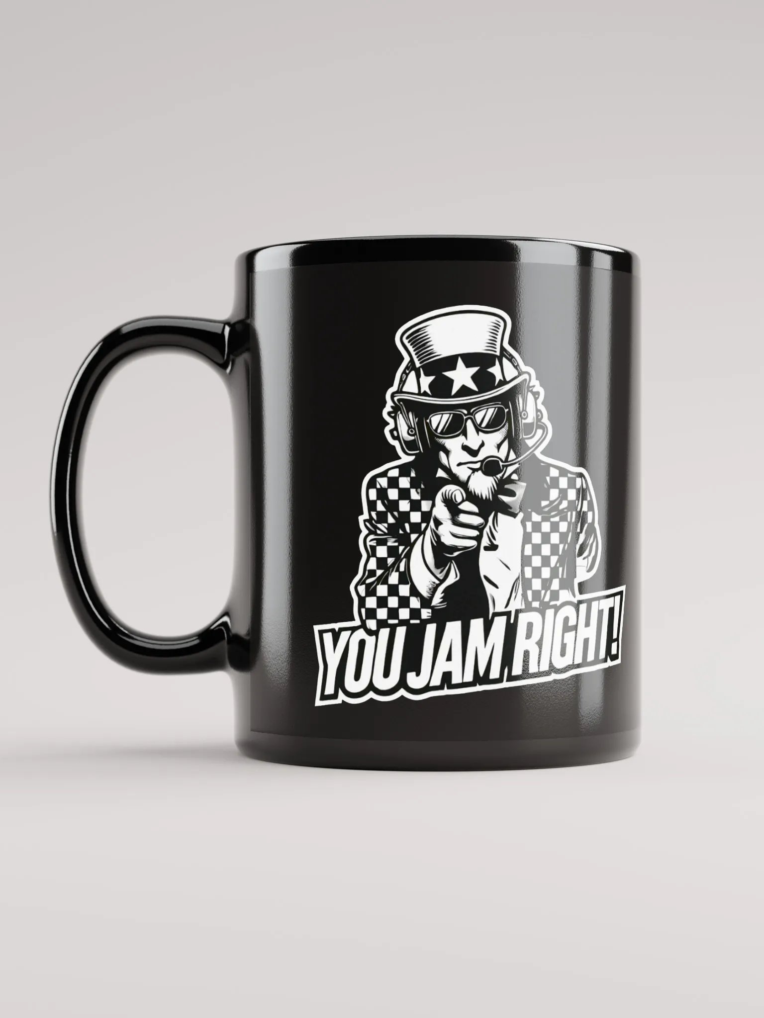 YOU JAM RIGHT! – Glossy Black Mug product image (11)