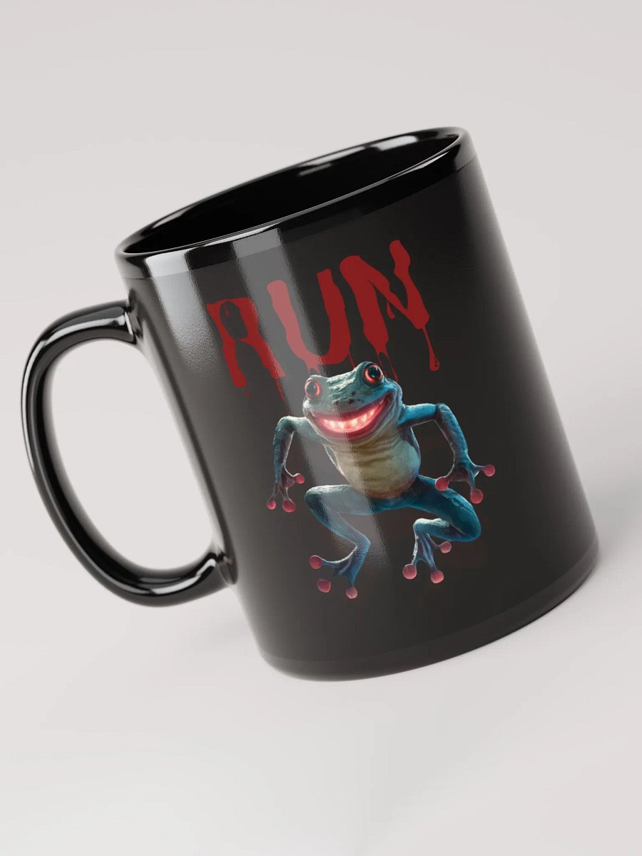 Scary Frog Black Mug product image (3)