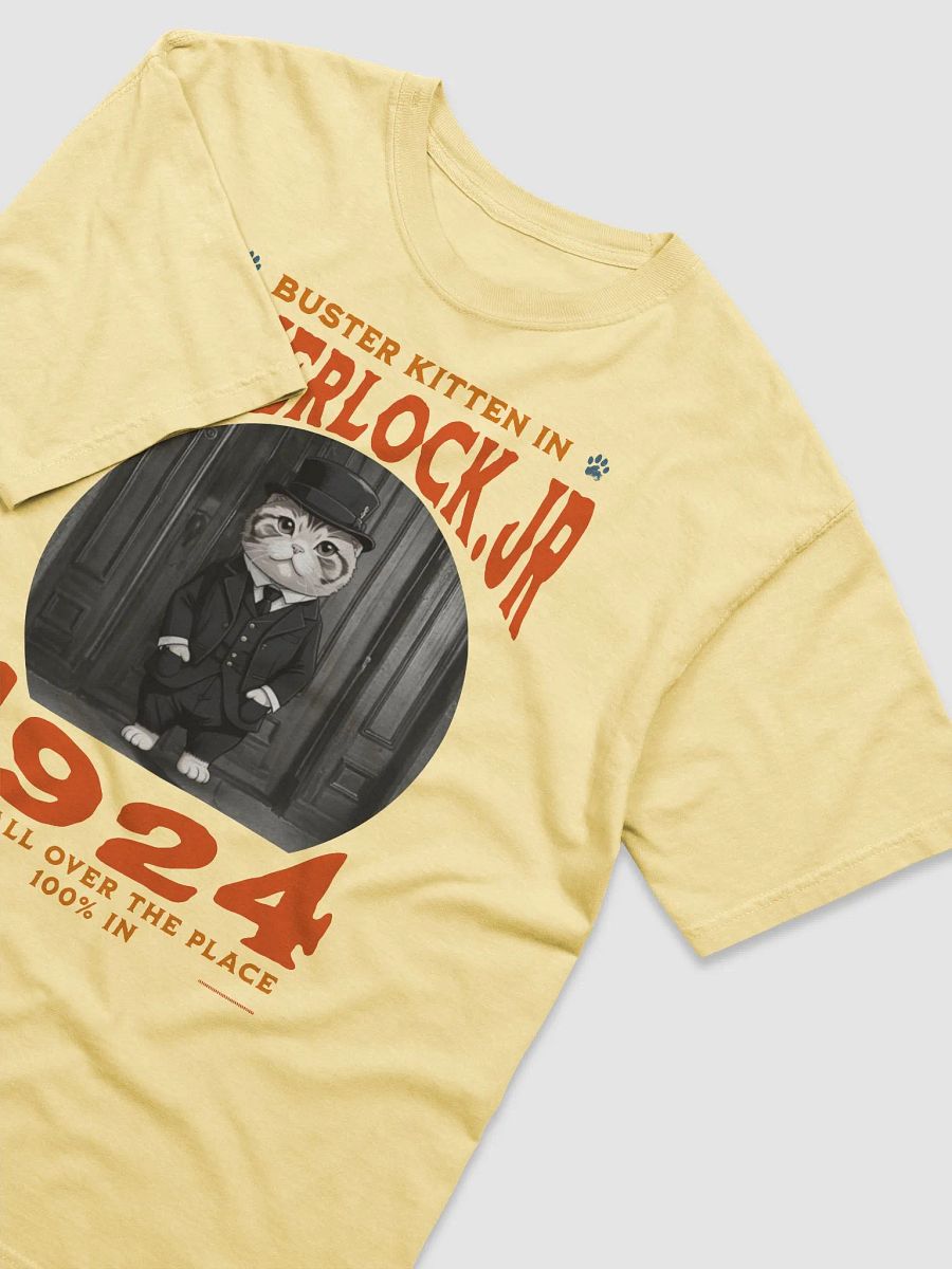 Sherlock. JR - Buster Kitten - Black Logo TShirt product image (9)