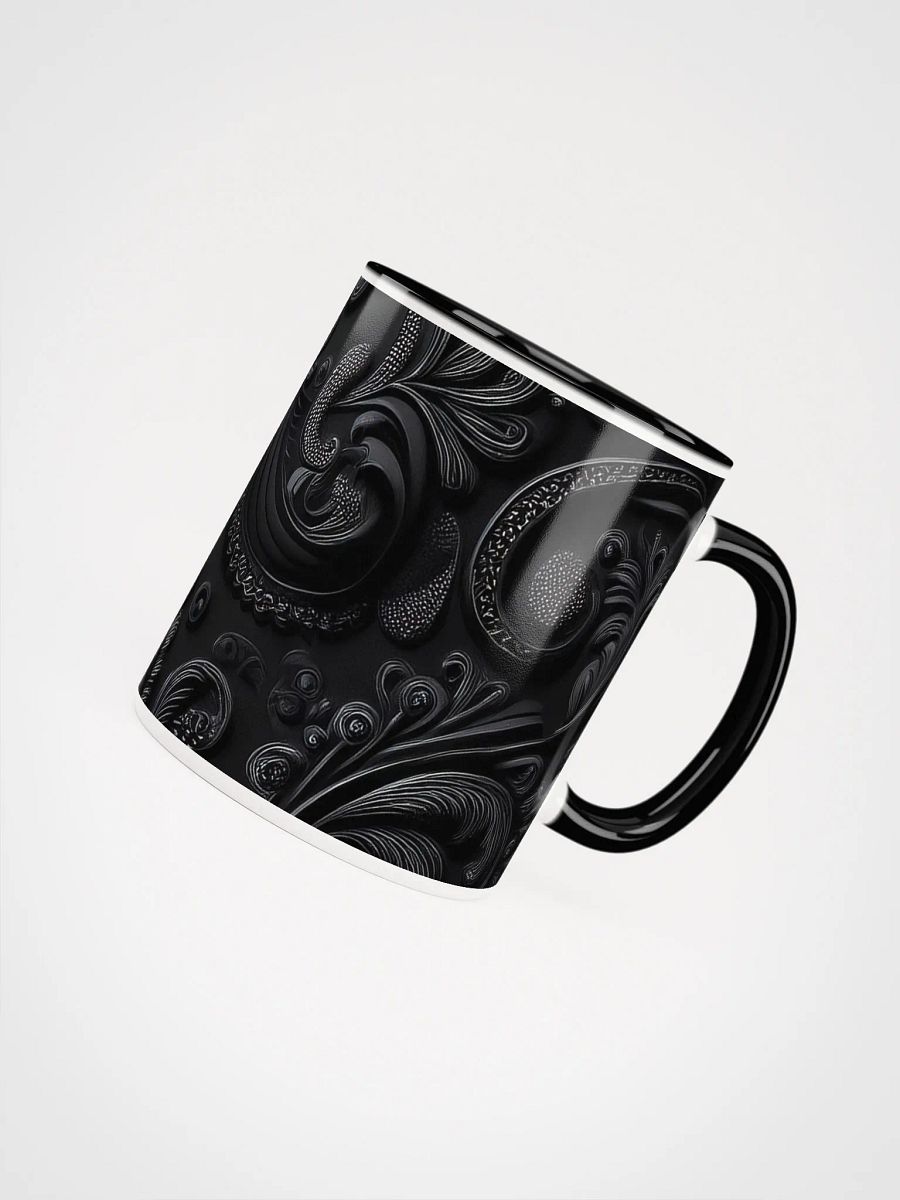 Ceramic Mug with Color black paisley product image (12)