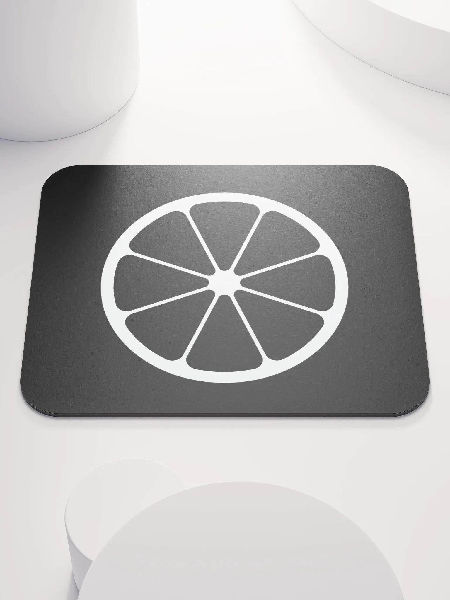 MIKAN Mouse Pad (White × Black) product image (1)